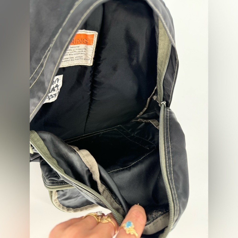 L.L Bean 3M Scotch lite Reflective Material Backpack Book Bag - Picture 6 of 8